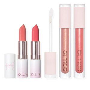Doll 10 4-piece Amy's Lip Set - 2 Lip Gloss and 2 Lip Sticks FULL SIZE - NEW